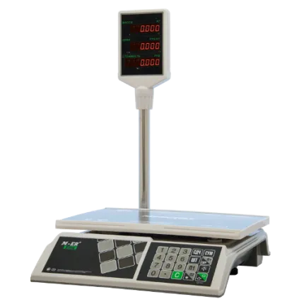 Весы торговые M-ER 326ACP-15.2 с АКБ (стойка) LED Slim