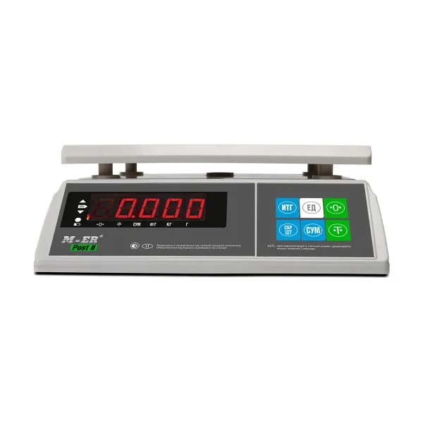 весы порционные m-er 326afu -6.01 "post ii" led