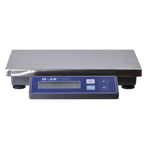 фасовочные настольные весы m-er 224 fu-32.5 steel lcd usb без акб