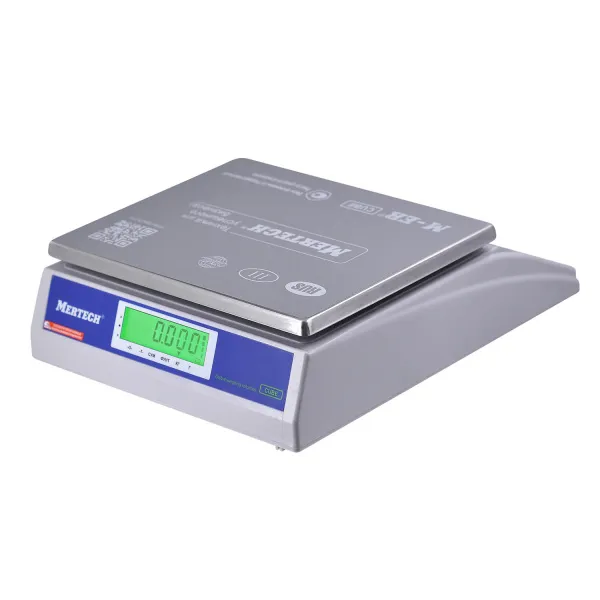 фасовочные настольные весы m-er 326 af-6.1 "cube" lcd usb (двойной дисплей)