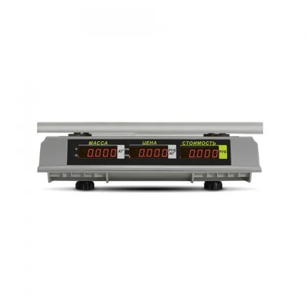 весы торговые m-er 326ac-15.2 с акб (без стойки) led slim