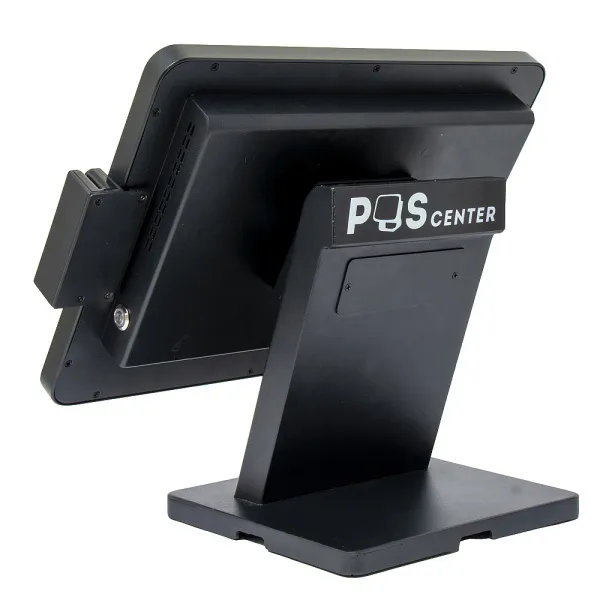 pos терминал-моноблок poscenter pos90 (15", pcap, j3455, ram 4gb, ssd 128gb, msr) без ос