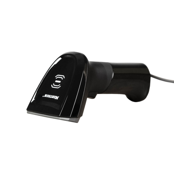 Проводной сканер штрих-кода MERTECH NS031 P2D USB, USB эмуляция RS232 black cable 2m